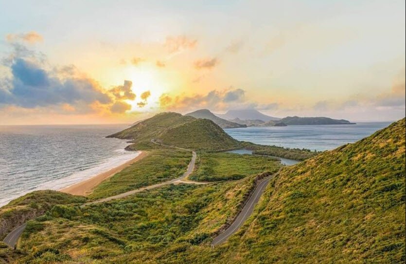 Timothy Hill Overlook, Near Frigate Bay, Saint Kitts, Saint Kitts & Nevis